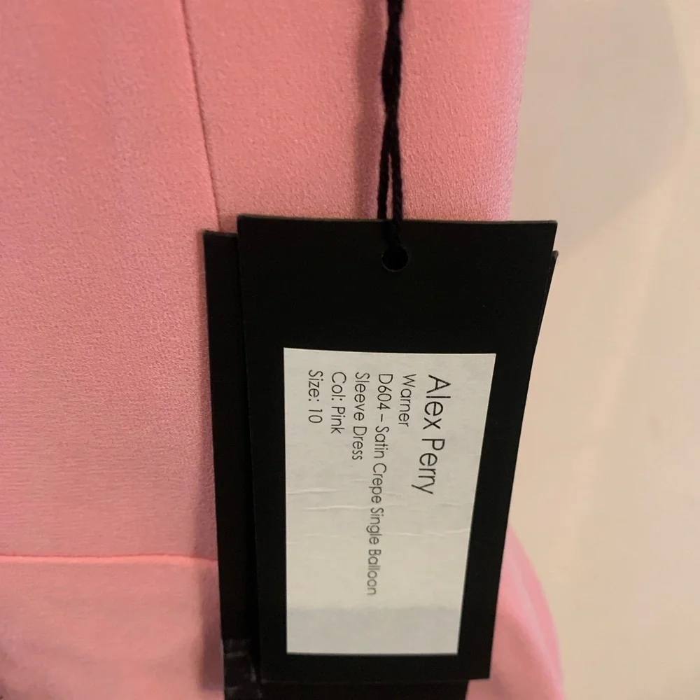 Chic One-Shoulder Pink Dress - Picture 3 of 6